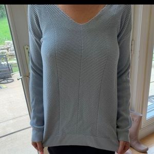 Calvin Klein light blue v neck sweater